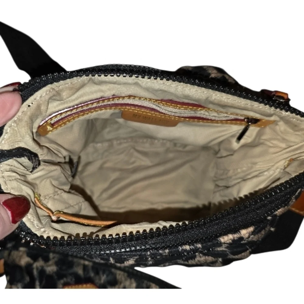 MZ Wallace Metro Quilted Animal Print Crossbody Bag with Matching Pouch EUC - Picture 5 of 10